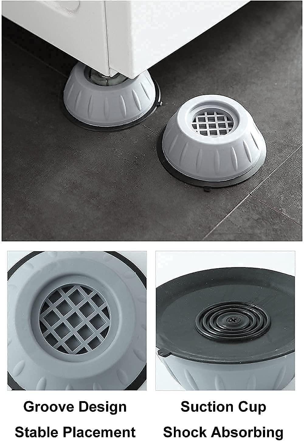 Anti-Vibration Pads for Washing Machine (Noise & Shock Absorbing)